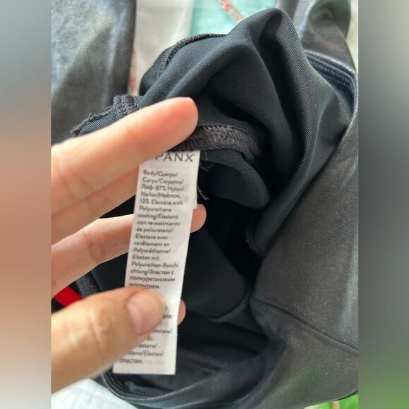 Spanx By Sara Blakely Faux Leather High Waisted Leggings - Picture 11 of 12